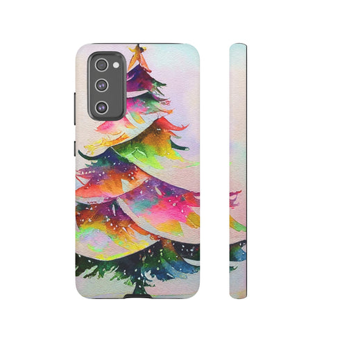 Swooshy Christmas Tree - Impact Resistant Phone Case Samsung Galaxy S20 FE Matte